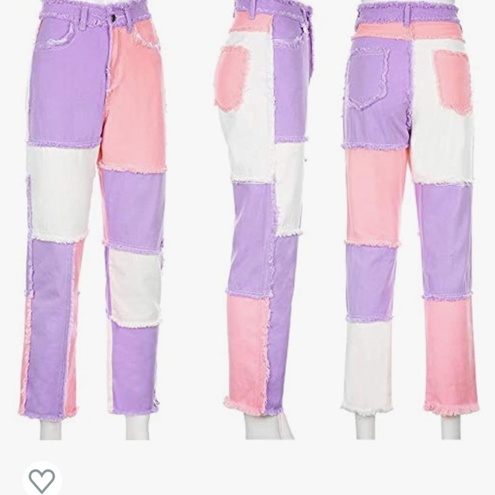 Color Block Jeans - Picture 3 of 3